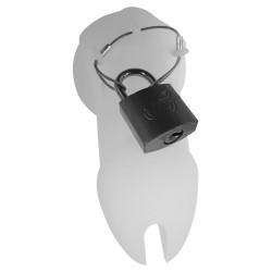 FUKR Cage de chasteté Silicone Bran 9 x 3cm Violette